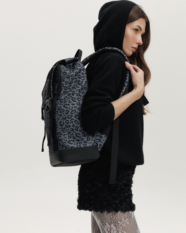 LOWCOSTER PACK PRINT LEOPARD GRAY