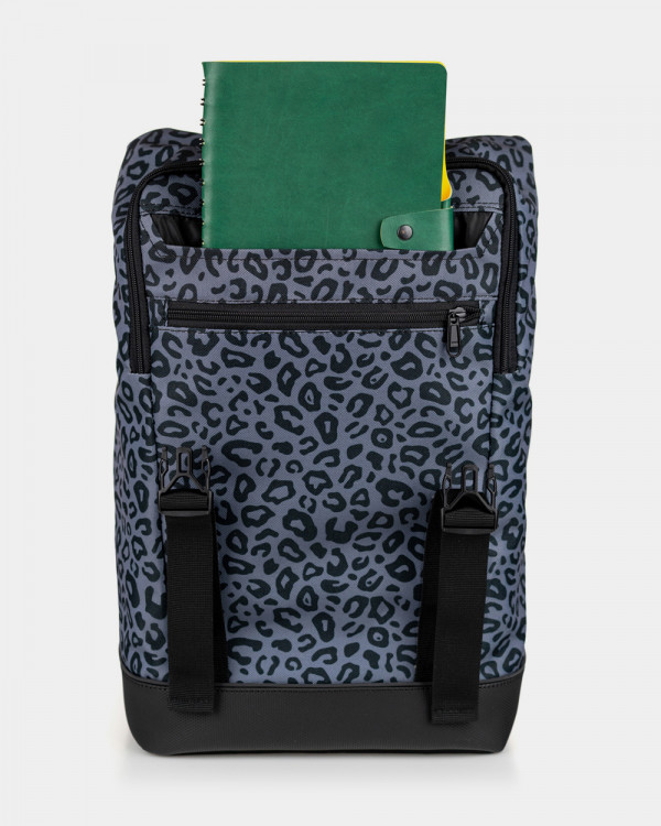LOWCOSTER PACK PRINT LEOPARD GRAY