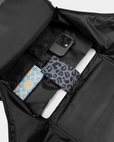"LOWCOSTER PACK" PRINT LEOPARD GRAU