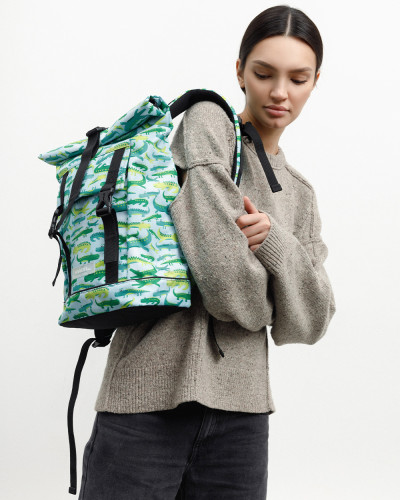 "LOWCOSTER ROLL MINI" (15 L) PRINT ALLIGATORS
