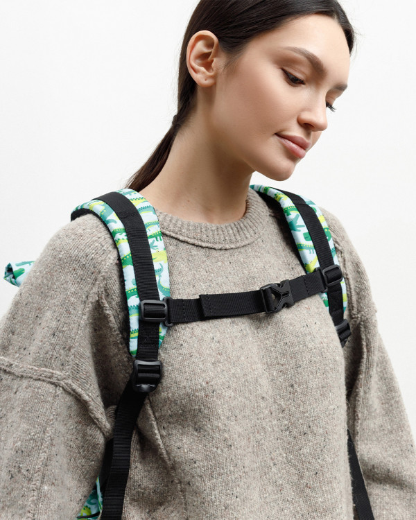 LOWCOSTER ROLL MINI (15 L) PRINT ALLIGATORS