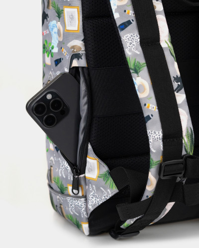 "LOWCOSTER ROLL MINI" (15 L) PRINT CATS