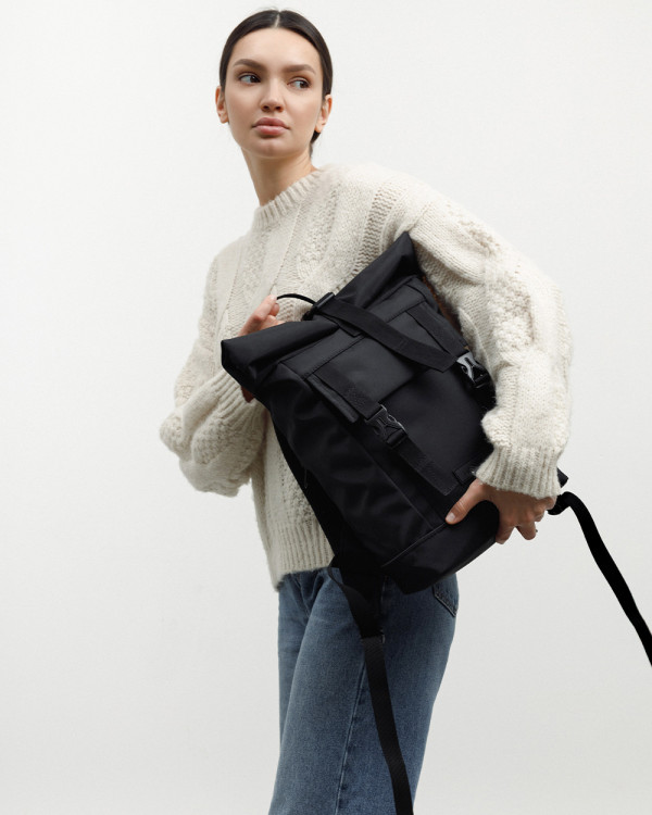 LOWCOSTER ROLL MINI (15 L) POLYESTER, BLACK
