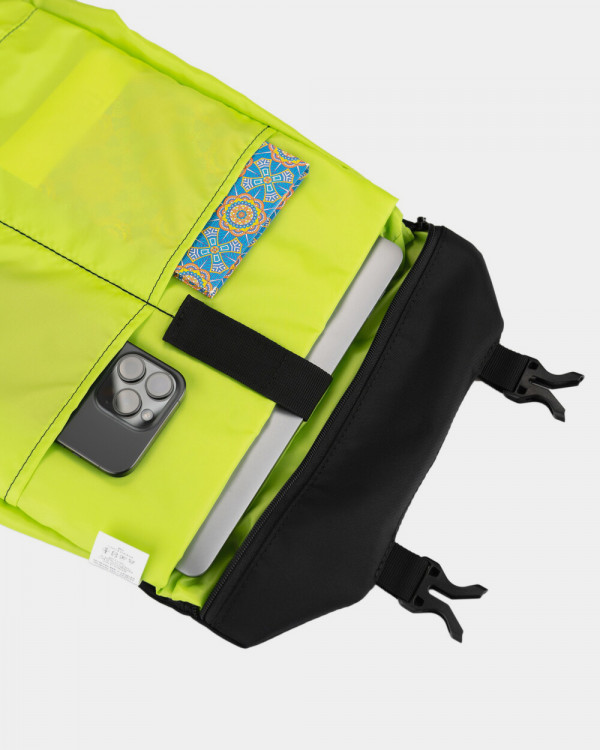 SHUTTLE ROLL MINI 01 POLYESTER, BLACK
