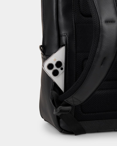 "CLASSIC" ECO-LEATHER, BLACK