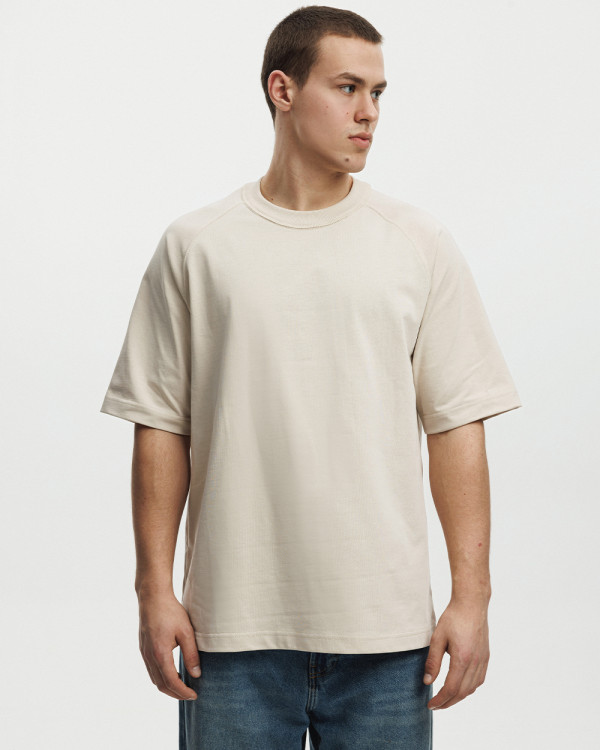 T-SHIRT HEAVY WEIGHT BEIGE