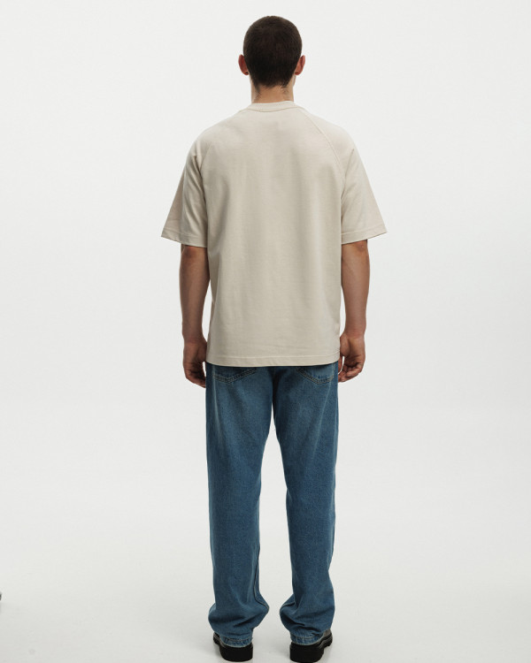 T-SHIRT HEAVY WEIGHT BEIGE