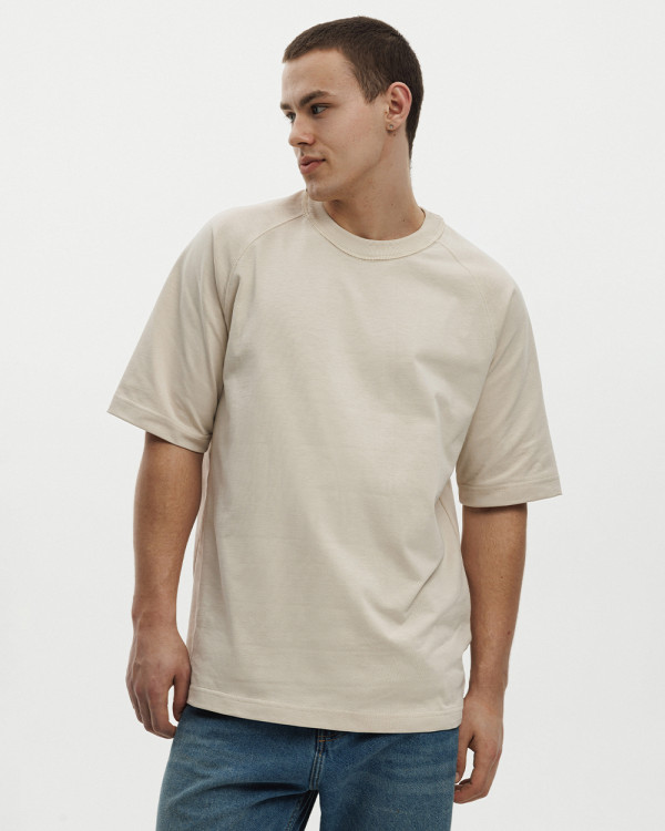 T-SHIRT HEAVY WEIGHT BEIGE