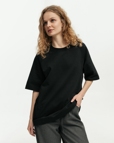T-SHIRT "HEAVY WEIGHT" BLACK