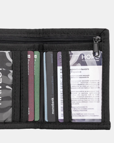 WALLET "TREKHOLD" BLACK