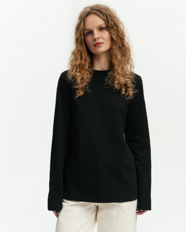 LONGSLEEVE HEAVY WEIGHT, BLACK