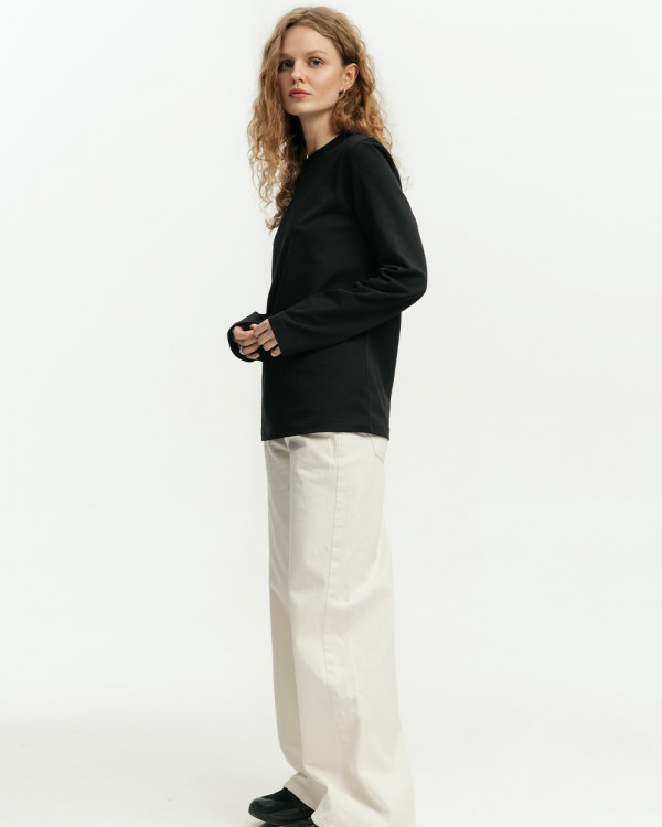 LONGSLEEVE HEAVY WEIGHT, BLACK