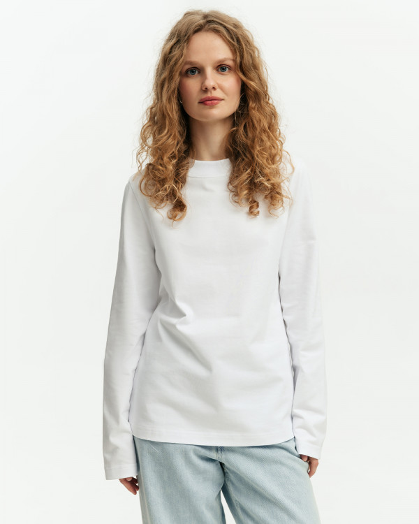 LONGSLEEVE HEAVY WEIGHT, WHITE