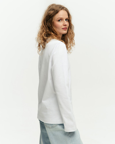 LONGSLEEVE "HEAVY WEIGHT", WHITE