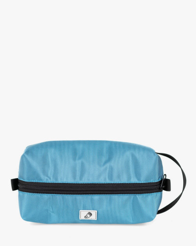 COSMETIC BAG "TRAVEL KIT", POLYESTER, BLUE