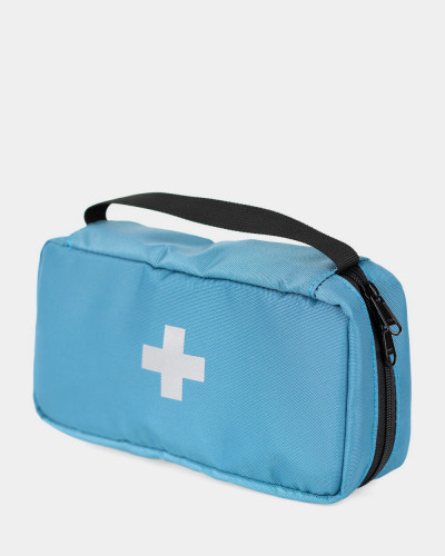 FIRST AID KIT "TRAVEL KIT", POLYESTER, BLUE