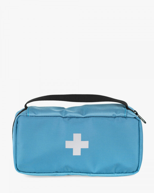FIRST AID KIT TRAVEL KIT, POLYESTER, BLUE