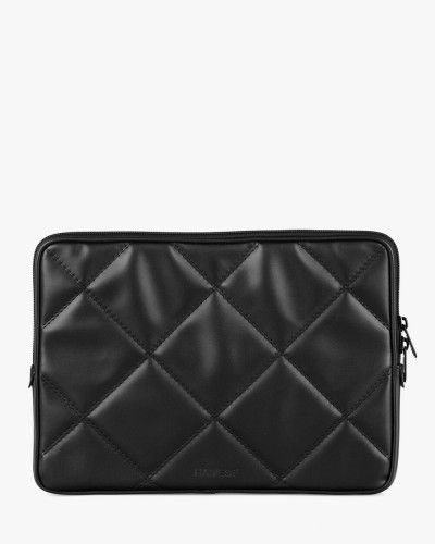 MACBOOK CASE "CITY" ECO-LEATHER, BLACK