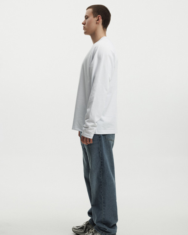 RAGLAN HEAVY WEIGHT WHITE