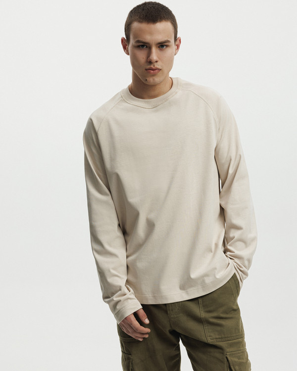 RAGLAN HEAVY WEIGHT BEIGE