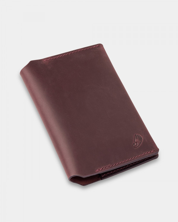PASSPORT COVER SMART LEATHER, PURPLE