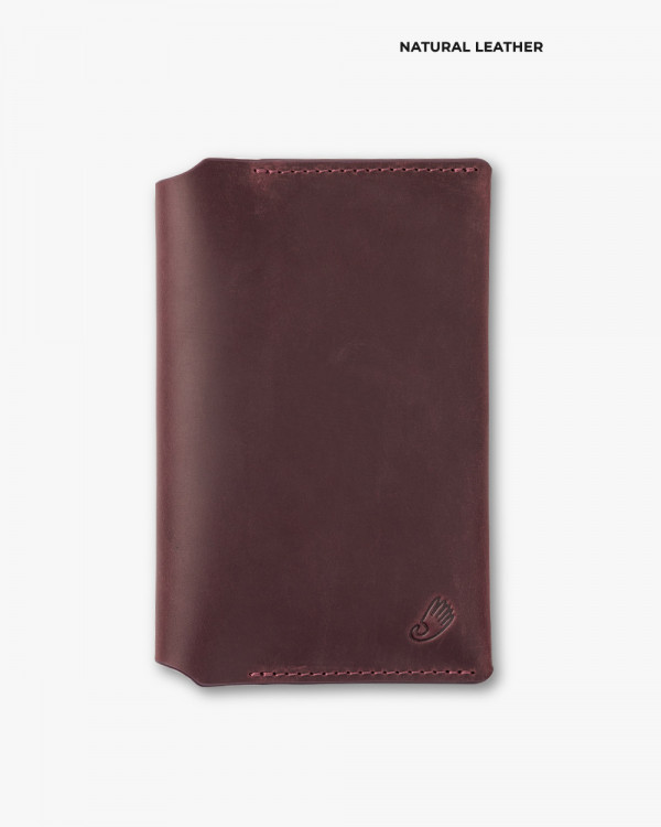 PASSPORT COVER SMART LEATHER, PURPLE
