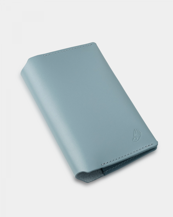 PASSPORT COVER SMART LEATHER, BLUE