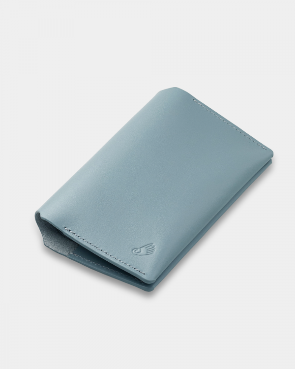 PASSPORT COVER SMART LEATHER, BLUE