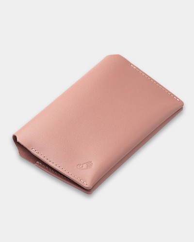 PASSPORT COVER "SMART" LEATHER, CORAL