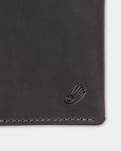 PASSPORT COVER "SMART" LEATHER, BROWN