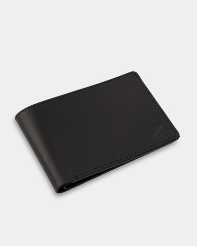 WALLET "TRAVEL HOLDER" LEATHER, BLACK