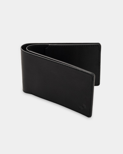 WALLET "TRAVEL HOLDER" LEATHER, BLACK