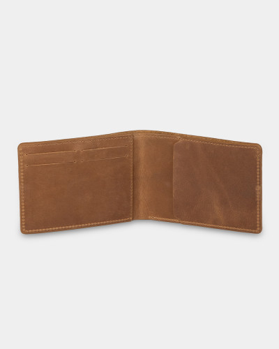 WALLET "TRAVEL HOLDER" LEATHER, BROWN