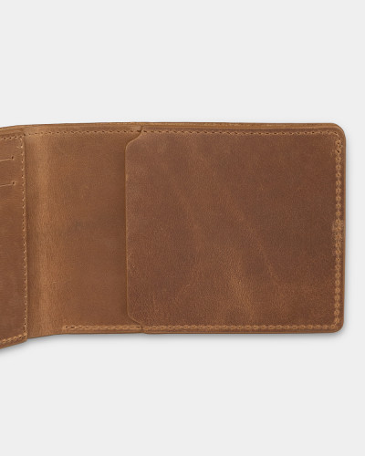 WALLET "TRAVEL HOLDER" LEATHER, BROWN