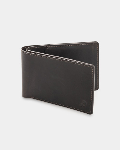 WALLET "TRAVEL HOLDER" LEATHER, DARK BROWN