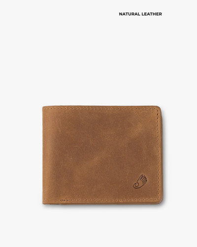 WALLET "CLASSIC" LEATHER, BROWN