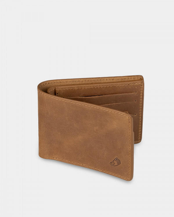 WALLET "CLASSIC" LEATHER, BROWN