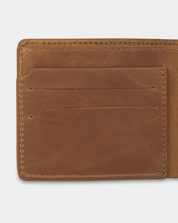 WALLET "CLASSIC" LEATHER, BROWN