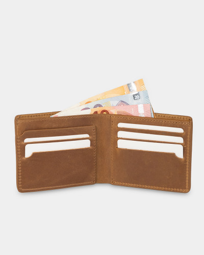 WALLET "CLASSIC" LEATHER, BROWN