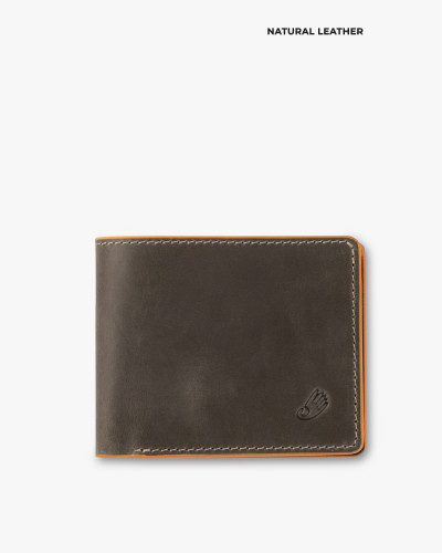 WALLET "CLASSIC" LEATHER, GREY