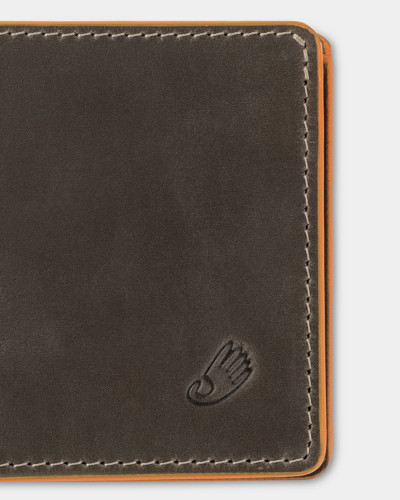 WALLET "CLASSIC" LEATHER, GREY