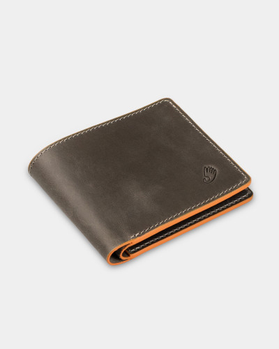 WALLET "CLASSIC" LEATHER, GREY