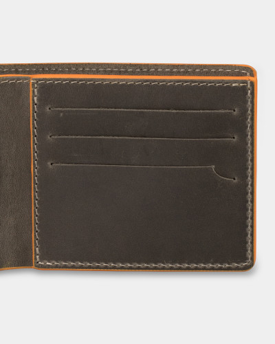 WALLET "CLASSIC" LEATHER, GREY