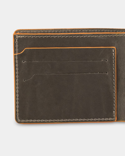 WALLET "CLASSIC" LEATHER, GREY