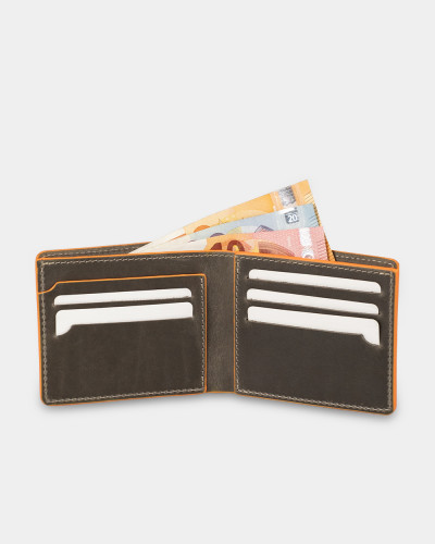 WALLET "CLASSIC" LEATHER, GREY