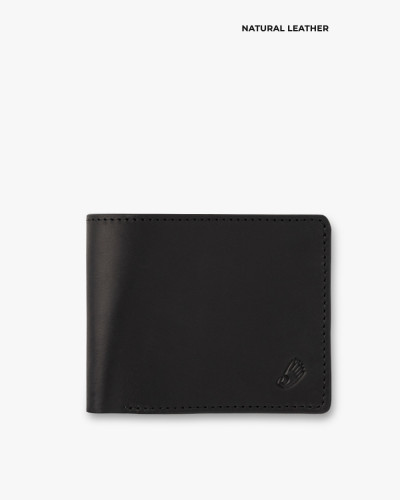 WALLET "CLASSIC" LEATHER, BLACK