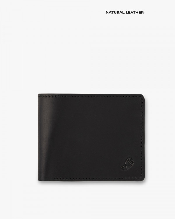 WALLET CLASSIC LEATHER, BLACK