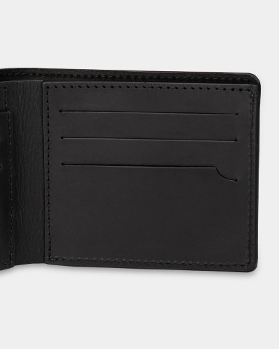 WALLET "CLASSIC" LEATHER, BLACK