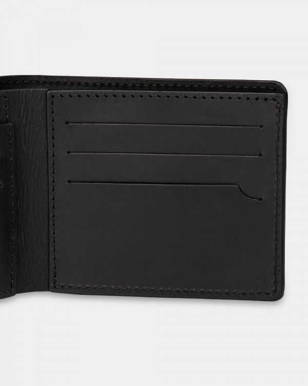 WALLET CLASSIC LEATHER, BLACK