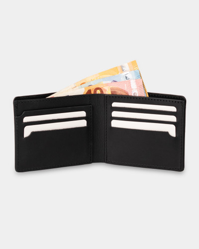 WALLET "CLASSIC" LEATHER, BLACK